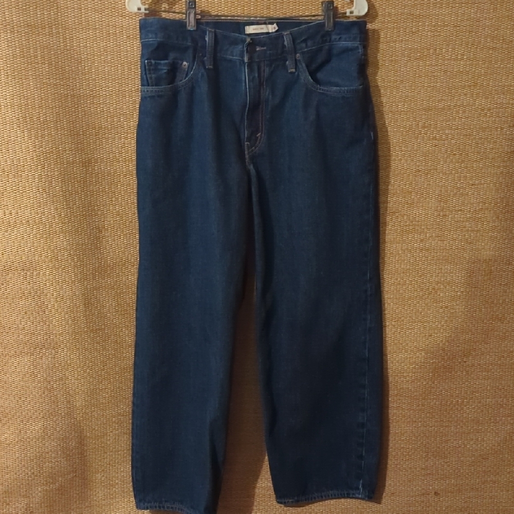 Levi's Dark Blue Wide Leg Jeans